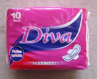 供應Diva10片加厚快易夜用衛生巾