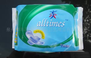 供應alltimes7片320mm快易超薄衛生巾