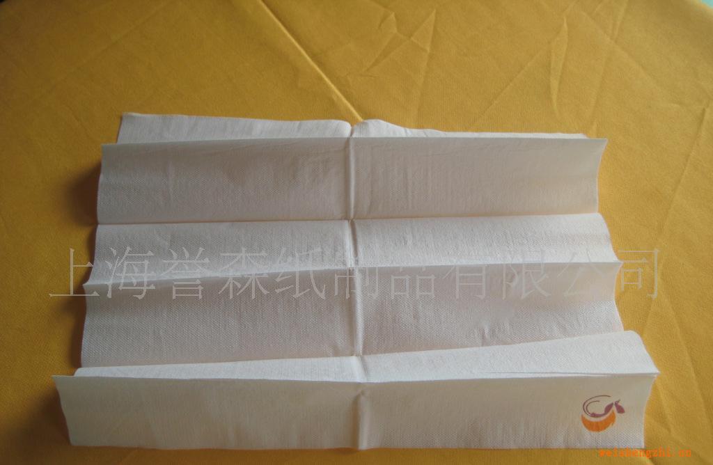 【量大從優】廠家供應原生木漿M型折疊紙巾定牌餐巾紙歡迎選購