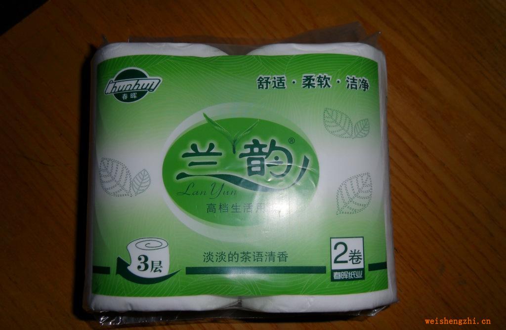 湖北武漢廠家直銷供應二卷裝茶香型衛生紙，實心紙，長卷