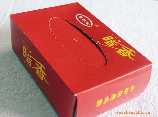 紅色抽紙盒批發酒店、賓館專用中長抽紙盒抽，可訂做