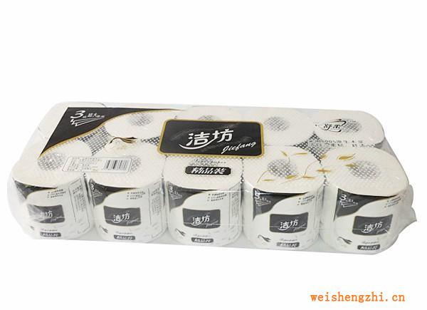 廠家供應2011年暢銷的衛生紙巾潔坊系列卷紙、抽取式面巾紙