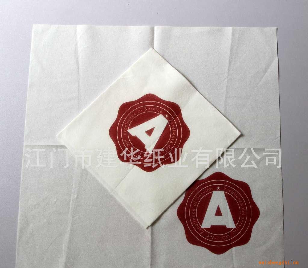 專業廠家加工定制無塵紙餐巾，可印1-2色logo