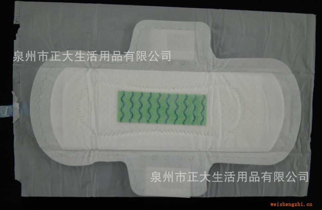 泉州廠家生產供應負離子衛生巾棉面衛生棉可加工出口外貿