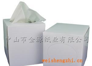 供應優質木漿柔軟正方盒白盒裝面紙面巾紙抽取式