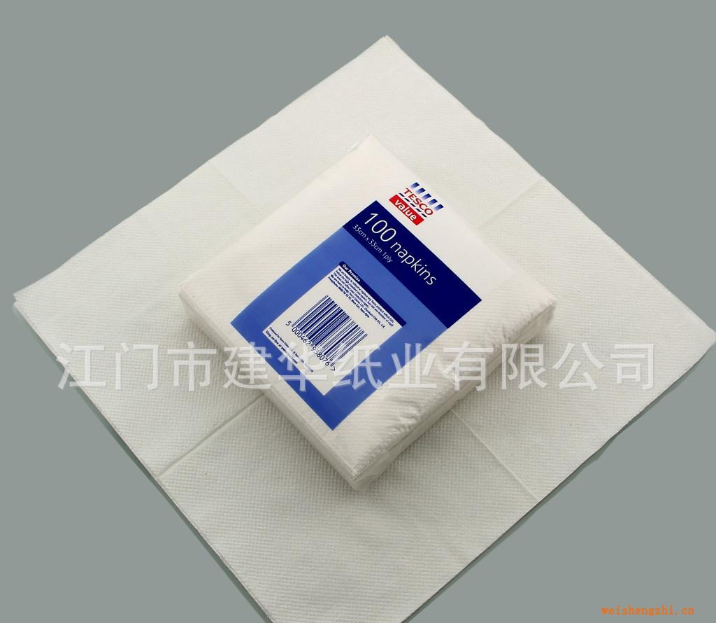 [專業餐巾廠家]各種規格餐巾，可印1-2色logo