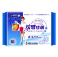 廠家供應批發清爽舒適透氣夜用衛生巾10片網面質290MM