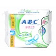 ABC棉網(wǎng)結(jié)合衛(wèi)生巾 親柔立圍日用纖薄 含澳洲茶樹(shù)精華
