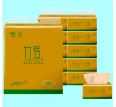竹漿本色紙竹愛竹纖維紙巾廠家招衛生紙代理（高貴金10包裝）