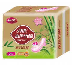 月琪 本色竹棉本色衛生巾290